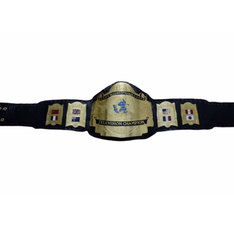 AWA International Television Championship Replica Title Belt