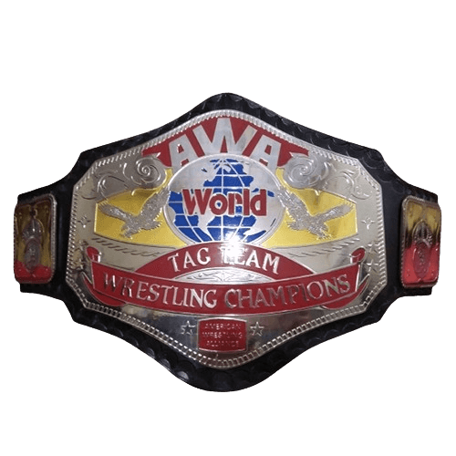 AWA World Tag Team Replica Title Replica Belt Championship Belt WWF Belt