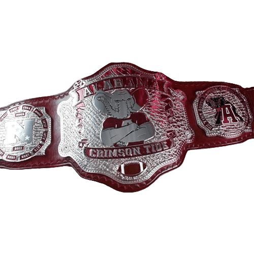 Alabama Crimson Tide Championship Title Belt Championship Belt WWF Belt