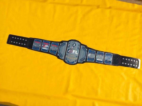 Arena Fantasy Football League Albany Empire Champion Belt Championship Belt WWF Belt