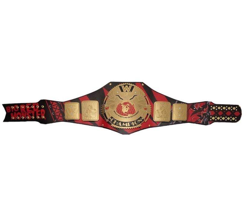 Block Logo Signature Series Kane World Wrestling Championship Belt Replica Championship Belt WWF Belt