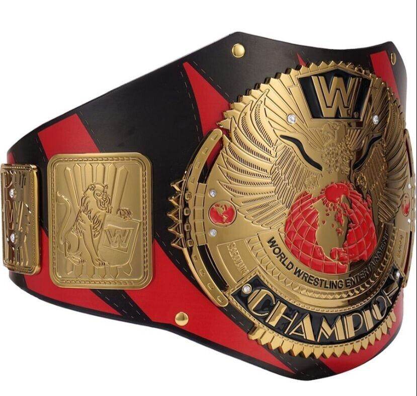 Block Logo Signature Series Kane World Wrestling Championship Belt Replica Championship Belt WWF Belt