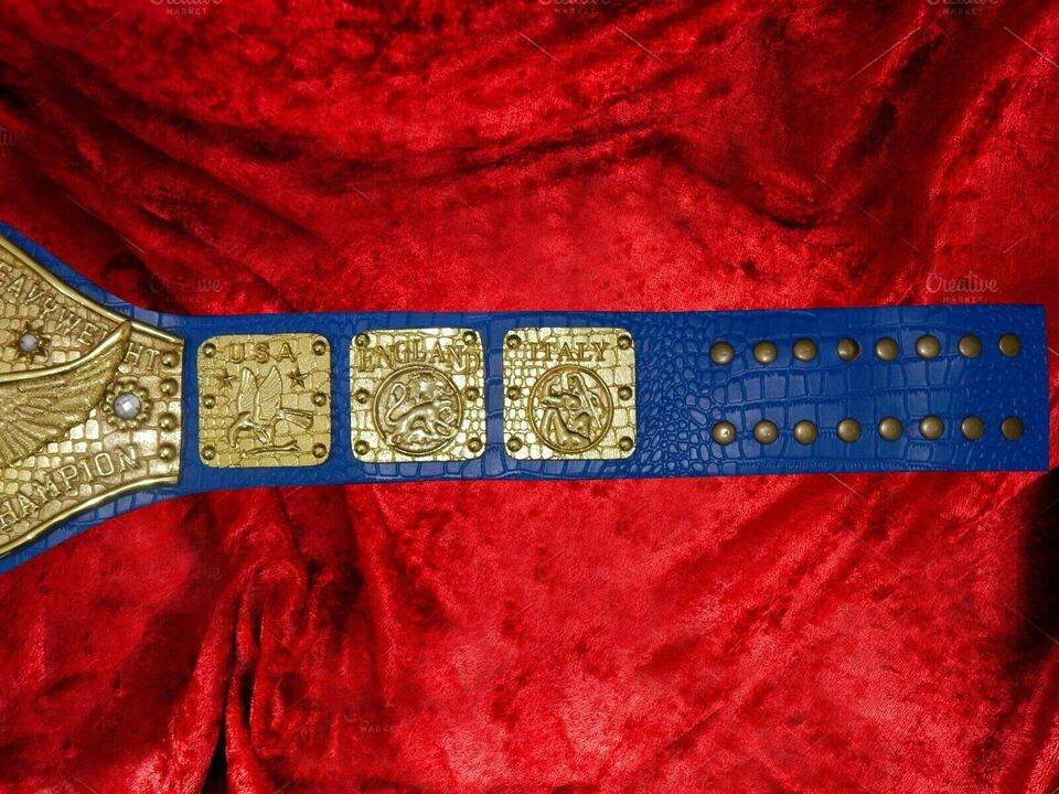 Bob Backlund WWWF Heavyweight Title Championship Belt Championship Belt WWF Belt