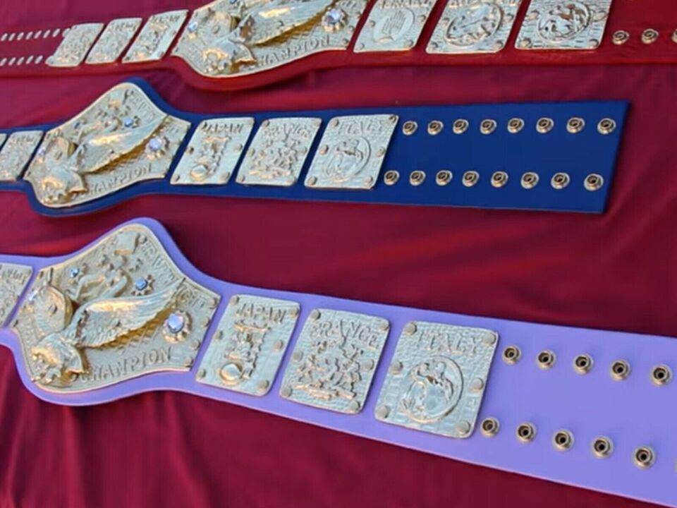 Bob Backlund WWWF Heavyweight Title Championship Belt Championship Belt WWF Belt