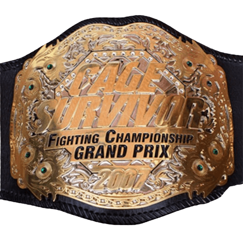 MMA Cage Survivor 2007 Championship belt Championship Belt WWF Belt