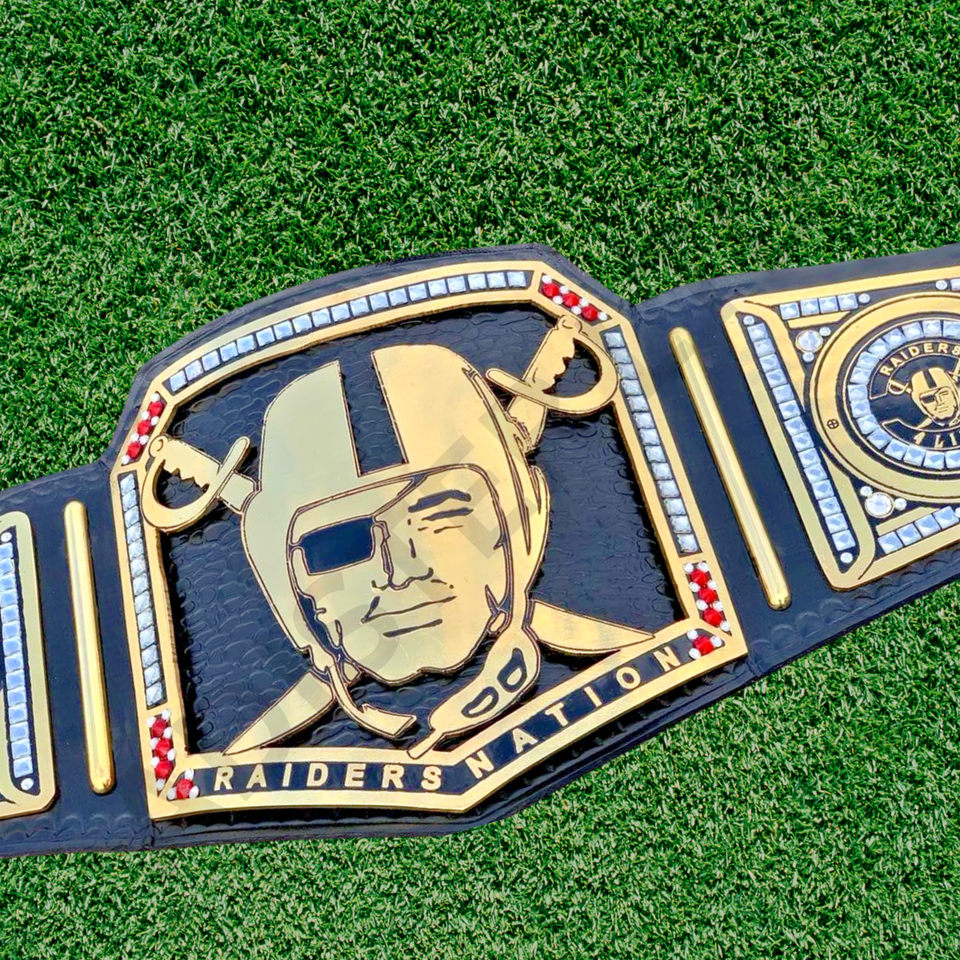Championship Belt Raiders Nation Wrestling Tittle Belt 4mm Brass Adult Size