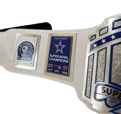 DALLAS COWBOYS NFL Championship Wrestling Belt 2mm Brass Adult Size