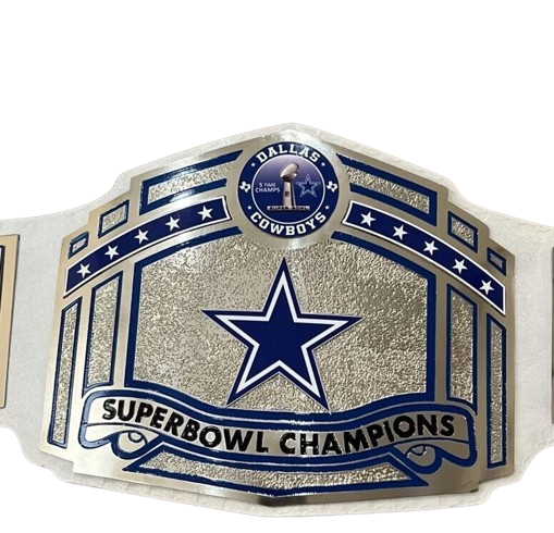 DALLAS COWBOYS NFL Championship Wrestling Belt 2mm Brass Adult Size