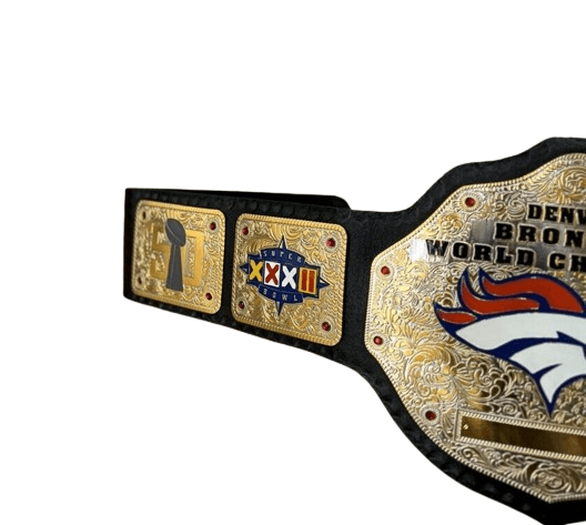 DENVER BRONCOS NFL Championship Wrestling Belt Championship Belt WWF Belt