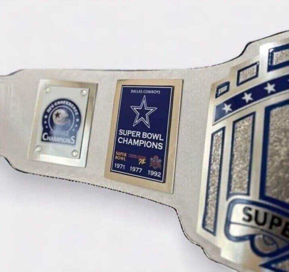 Dallas Cowboys Superbowl Champions Title Belt Championship Belt WWF Belt