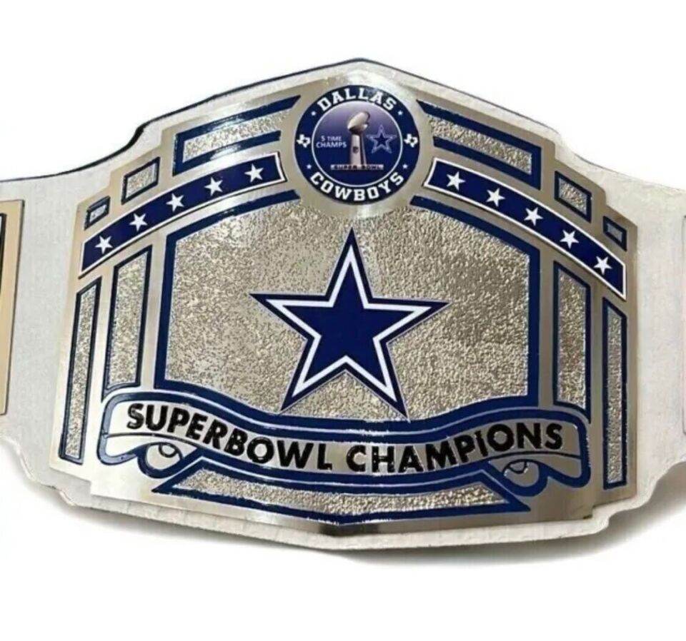 Dallas Cowboys Superbowl Champions Title Belt Championship Belt WWF Belt