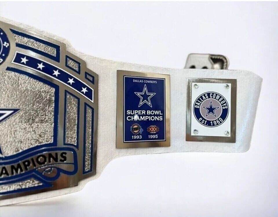 Dallas Cowboys Superbowl Champions Title Belt Championship Belt WWF Belt