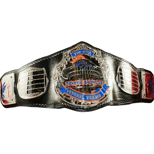 Denver Broncos Top Gun Championship Belt Championship Belt WWF Belt