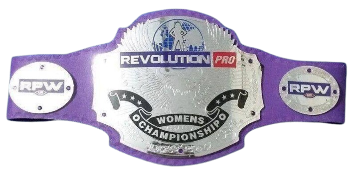 First RPW Revolution Pro Women’s Champion Belt Women Jamie Hayter Gisele Shaw