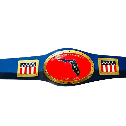 NWA Florida Tag Team Heavyweight Wrestling Champion Belt Championship Belt WWF Belt