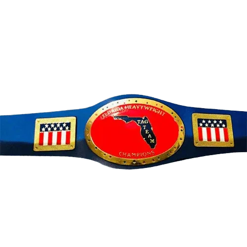 NWA Florida Tag Team Heavyweight Wrestling Champion Belt Championship Belt WWF Belt