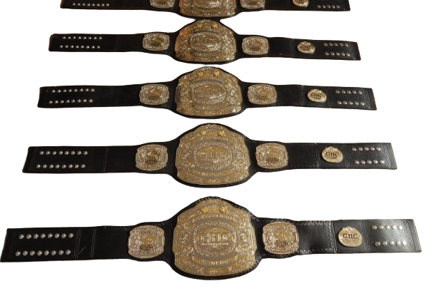 GHC Global Honored Crown Heavyweight Wrestling Champion Belt Keiji Mutoh Noah