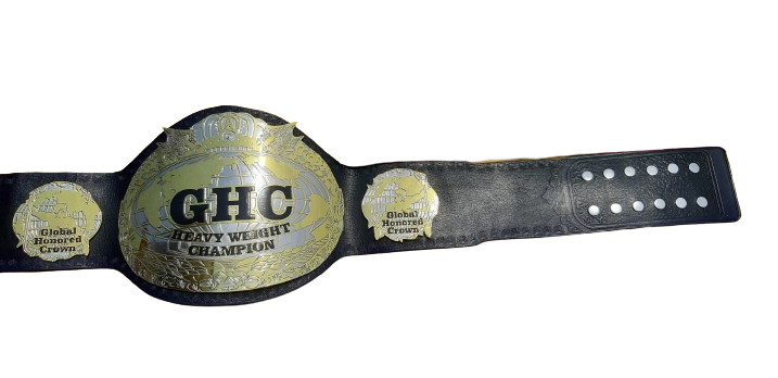 GHC Global Honored Crown Heavyweight Wrestling Champion Belt Naomichi Marufuji