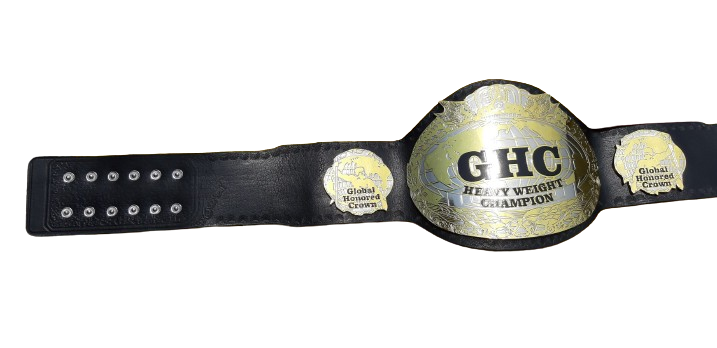GHC Global Honored Crown Heavyweight Wrestling Champion Belt Naomichi Marufuji