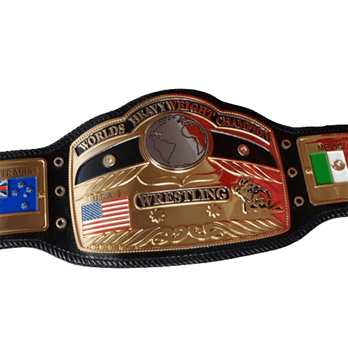 Worlds Heavy Weight Championship belt with Block Logo Championship Belt WWF Belt