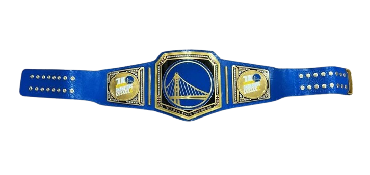 Golden Gate State Warriors Championship Belt Adult 2mm Brass Original Leather