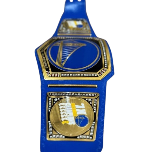 Golden Gate State Warriors Championship Belt Adult 2mm Brass Original Leather