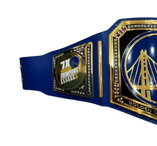 Golden Gate State Warriors Championship Belt Adult 2mm Brass Original Leather