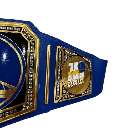 Golden Gate State Warriors Championship Belt Adult 2mm Brass Original Leather