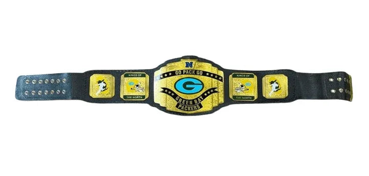 Green Bay Packers NFL Championship Wrestling Belt Championship Belt WWF Belt
