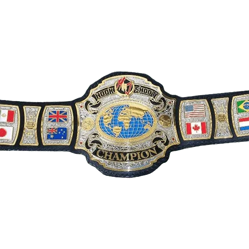 Hook N Shoot MMA World Championship Belt Championship Belt WWF Belt
