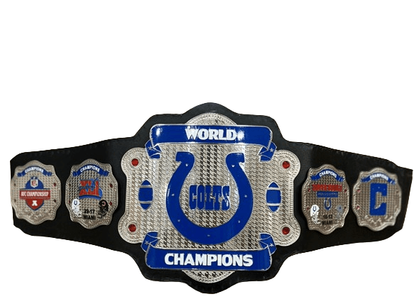 Indianapolis Colts NFL Championship Title Belt Championship Belt WWF Belt