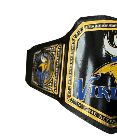 MINNESOTE VIKINGS NFL Championship Wrestling Belt Championship Belt WWF Belt