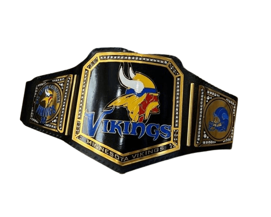 MINNESOTE VIKINGS NFL Championship Wrestling Belt Championship Belt WWF Belt