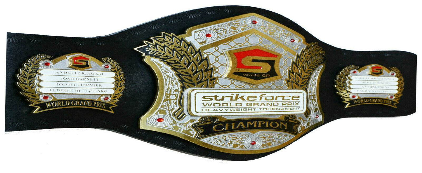 MMA World Strikeforce Grand Prix Tournament Champions Belt Championship Belt WWF Belt