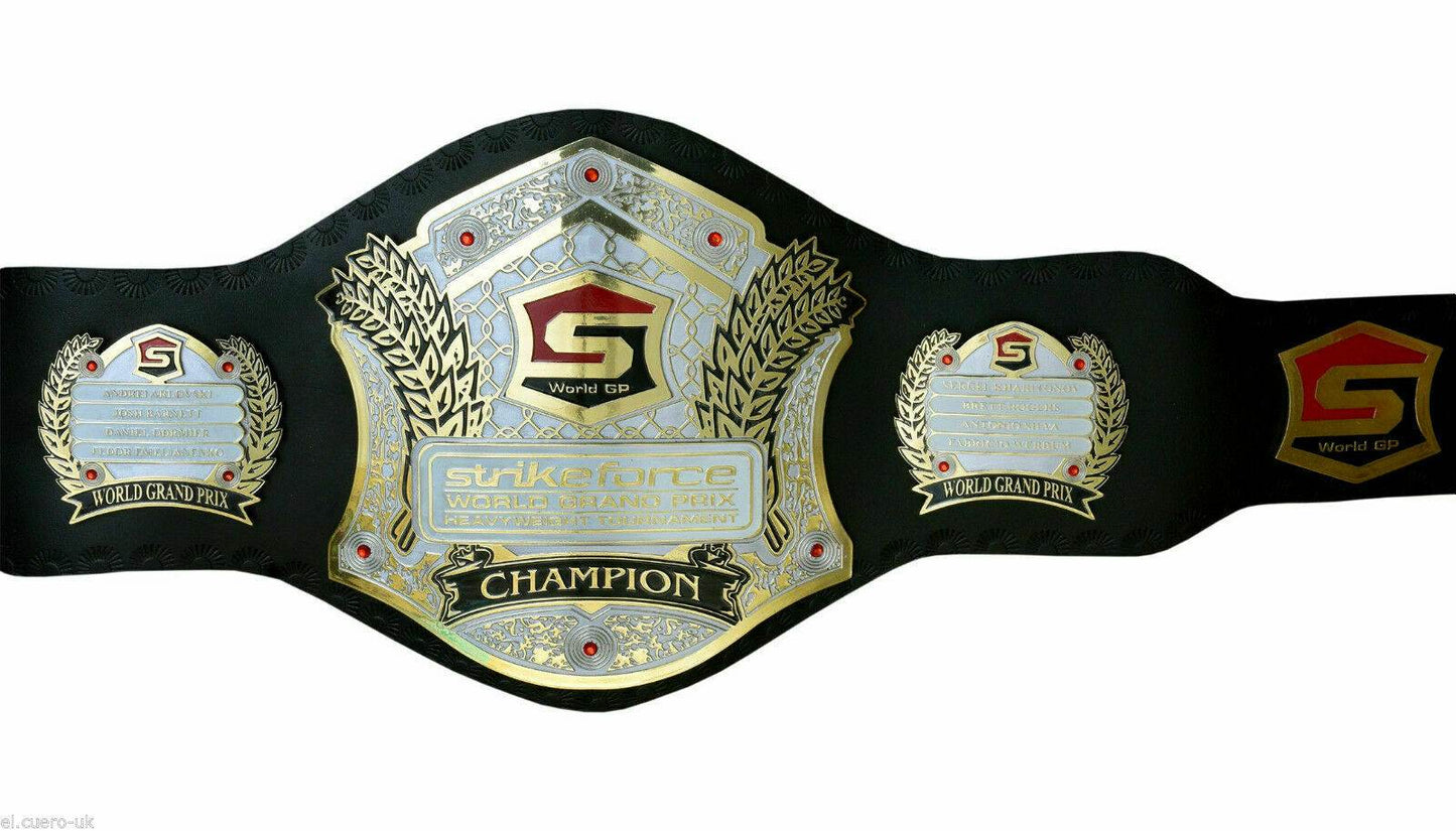 MMA World Strikeforce Grand Prix Tournament Champions Belt Championship Belt WWF Belt