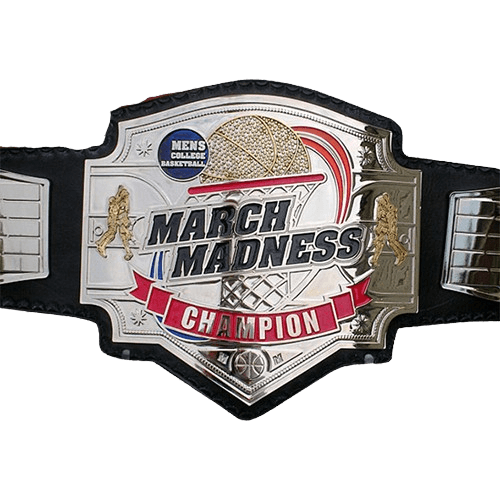 March Madness Basketball Fantasy League Belt Championship Belt WWF Belt