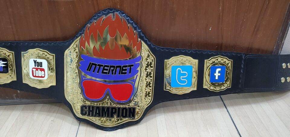 Matt Cardona Internet Champion Belt Championship Belt WWF Belt