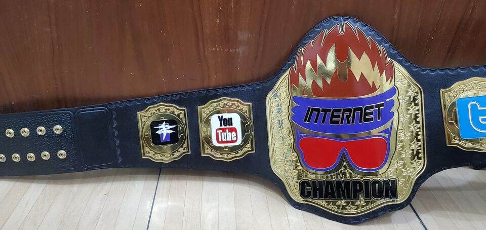 Matt Cardona Internet Champion Belt Championship Belt WWF Belt