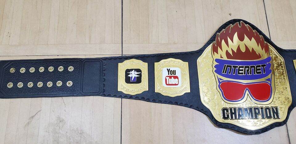 Matt Cardona Internet Champion Belt Championship Belt WWF Belt