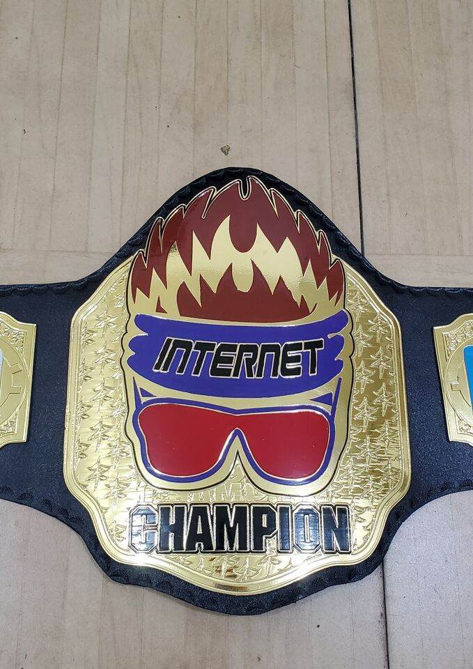 Matt Cardona Internet Champion Belt Championship Belt WWF Belt