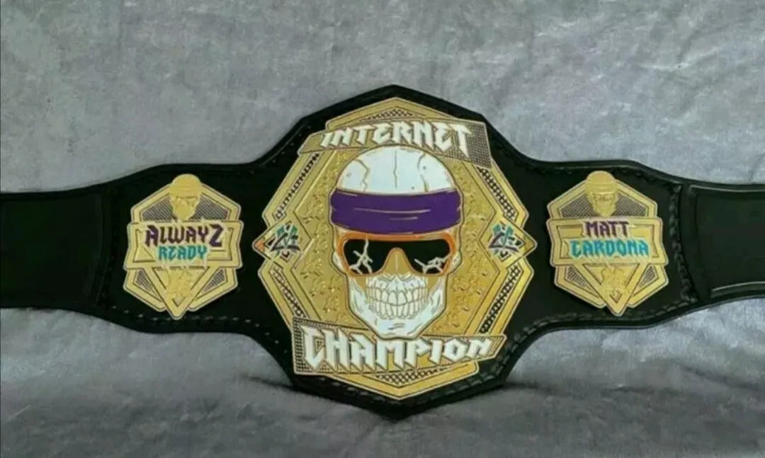 Matt Cardona Zack Ryder Internet Champion Replica Title Belt Championship Belt WWF Belt