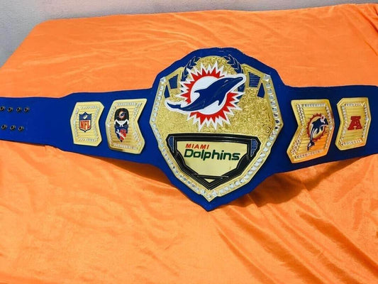 Miami Dolphins championship belt replica adult size Championship Belt WWF Belt