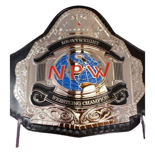 NPW Heavyweight title wrestling championship belt