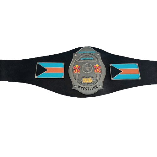 NWA Bahama Island Wrestling Heavyweight Champion Title Belt Championship Belt WWF Belt