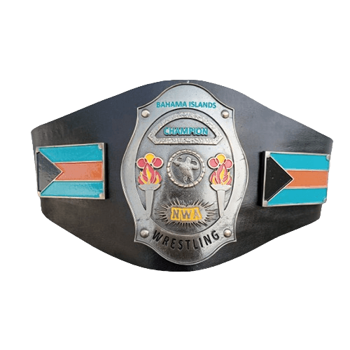 NWA Bahama Island Wrestling Heavyweight Champion Title Belt Championship Belt WWF Belt