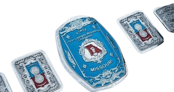 NWA Missouri Heavyweight Title Champion Belt Cando Curtis Championship Belt WWF Belt