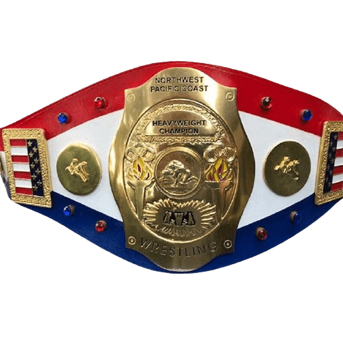 NWA Northwest Pacific Coast Heavyweight Champion belt Eric Pederson Championship Belt WWF Belt