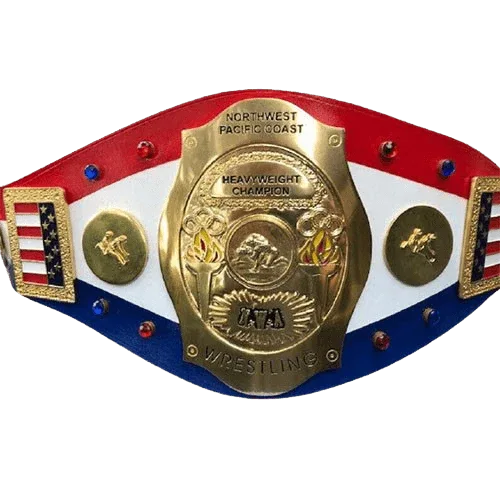 NWA Northwest Pacific Coast Heavyweight Champion belt Eric Pederson Championship Belt WWF Belt