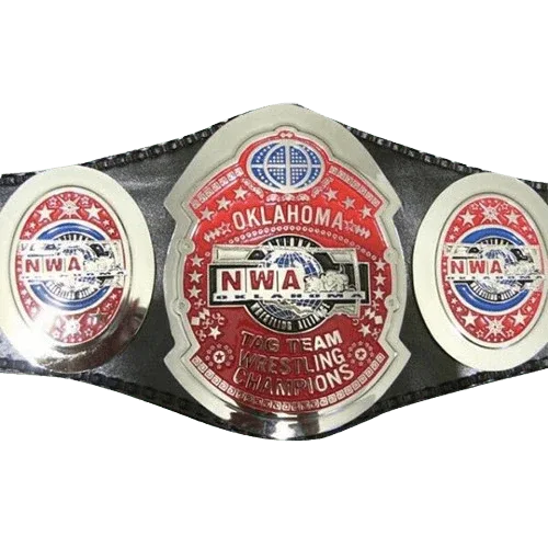 NWA Oklahoma Tag Team Wrestling Championship Title Belt Championship Belt WWF Belt