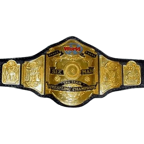 NWA Six Man Tag Team Championship Replica Belt Championship Belt WWF Belt